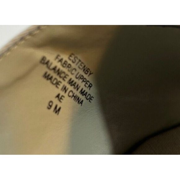 Women's Easy Spirit Slides Size 9 Estenby Natural Fabric Block Heel - Picture 6 of 9